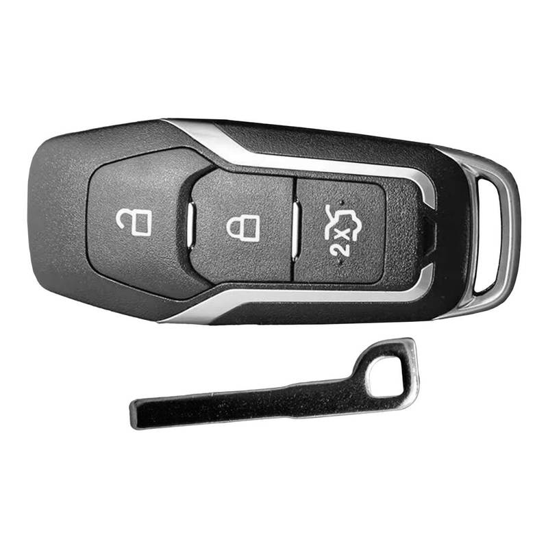 CITALL 3 Buttons Remote Key Fob Case Shell With Blade Fit For Ford Mondeo S-Max Edge Mustang Galaxy