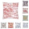 Домашний Декор Винтажные Сельские Сцены Принтованные Наволочки с Рисунком Чехол для Подушки Подходит для Дивана Спальни Автомобиля Наволочка