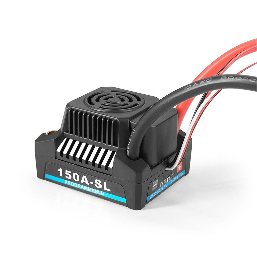 150A Бесколлекторный ESC Водонепроницаемый Пылезащищенный BEC 5A 5.8V Электронный Регулятор Скорости для 1/8 RC Машины