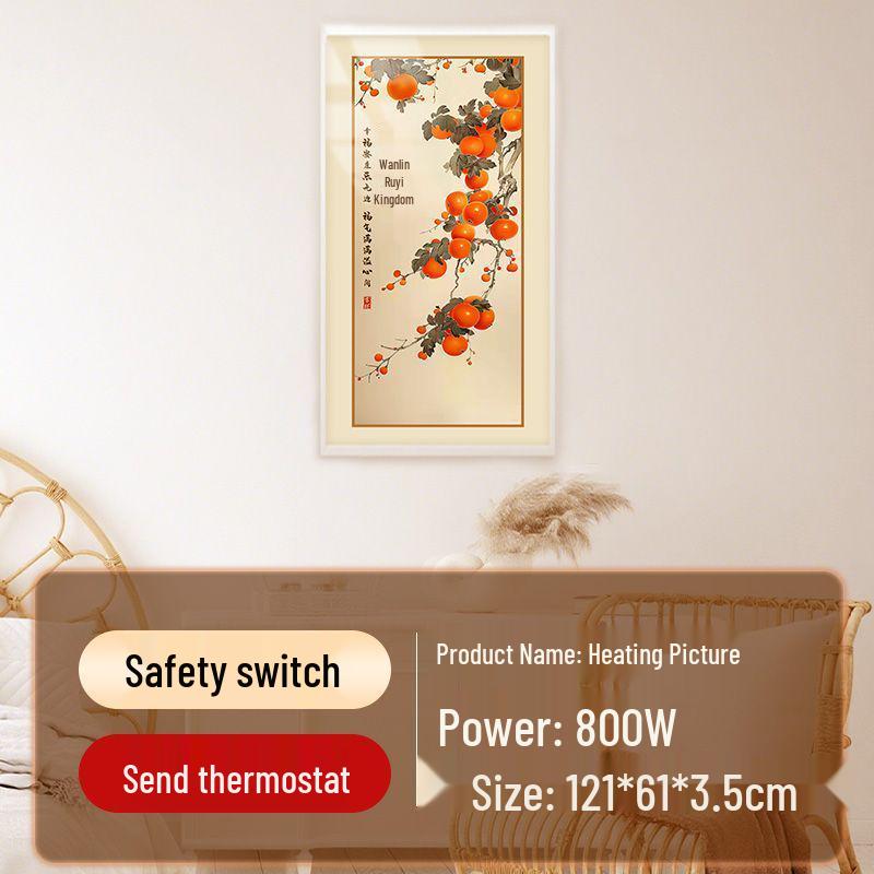 Графеновый Углеродный Кристаллический Настенный Электрический Обогреватель: Энергосберегающий радиатор в стиле фрески