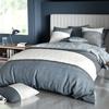 Parure de lit - Bréhat - Housse de couette 240x260 cm - 2 taies d'oreiller - 100% coton doux