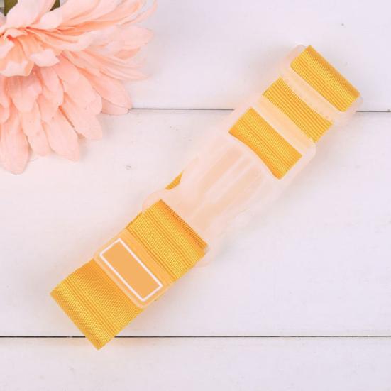 Adjustable Travel Bag Strap Secure Luggage Portable Nylon User-friendly Minimalistic Suitcase Buckle