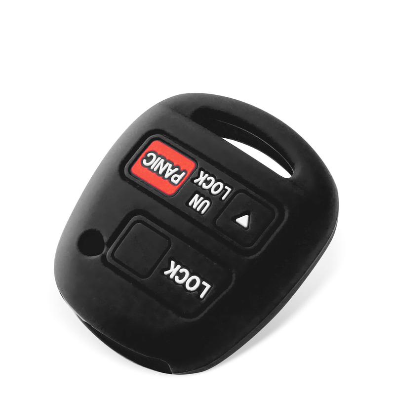 KEYYOU 2/3 Buttons Silicone Key Case Protect Cover Car-Styling For Toyota Land Crusier Camry Corolla For Lexus ES GS ES330 RX330