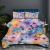 Colorful Watercolor Floral 3D Printed Bedding Cover Vibrant Flower Lightweig Duvet Cover For Teens Adults Quilt Cover Pillowcase