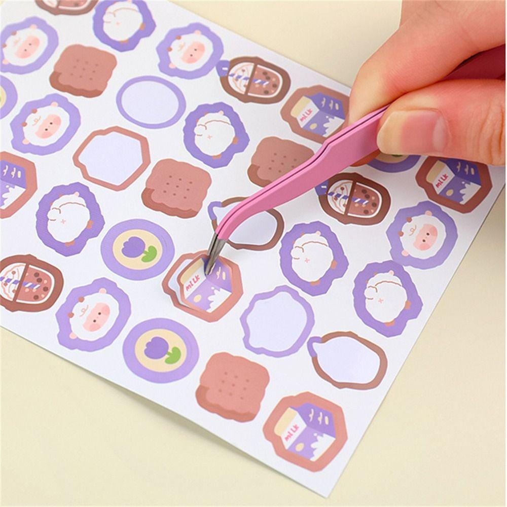 Sticker Tool Tweezers DIY Decroative Sticker Tweezers Student Supply Scrapbook