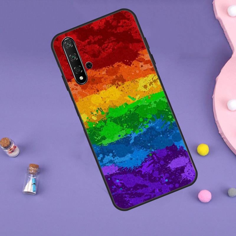 Чехол Gay Lesbian LGBT Rainbow Pride для Huawei Nova 10 9 SE 11 Pro 11i 8i 7i 3i Y60 Y61 Y70 Y90 Y91 P20 P40 P30 Lite