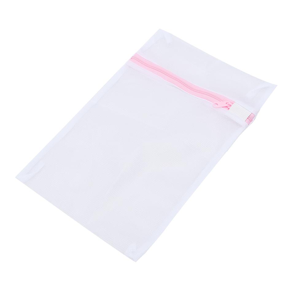 6 шт., утолщенные маленькие сетчатые мешки для белья, белые мешки для стирки на молнии, сумки для нижнего белья, стиральная машина