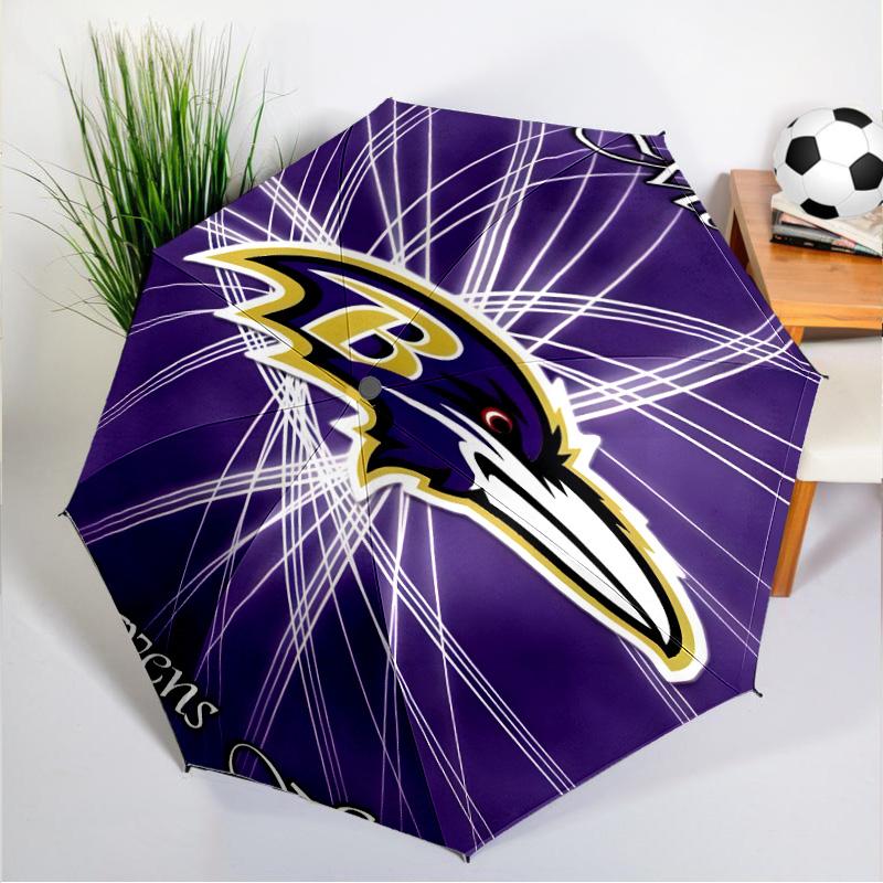 Baltimore Logo Art Umbrella 8-Frame for Travel, Camping, Casual Lightweight Portable Umbrella, Essential for Every Family Holidays Gift
