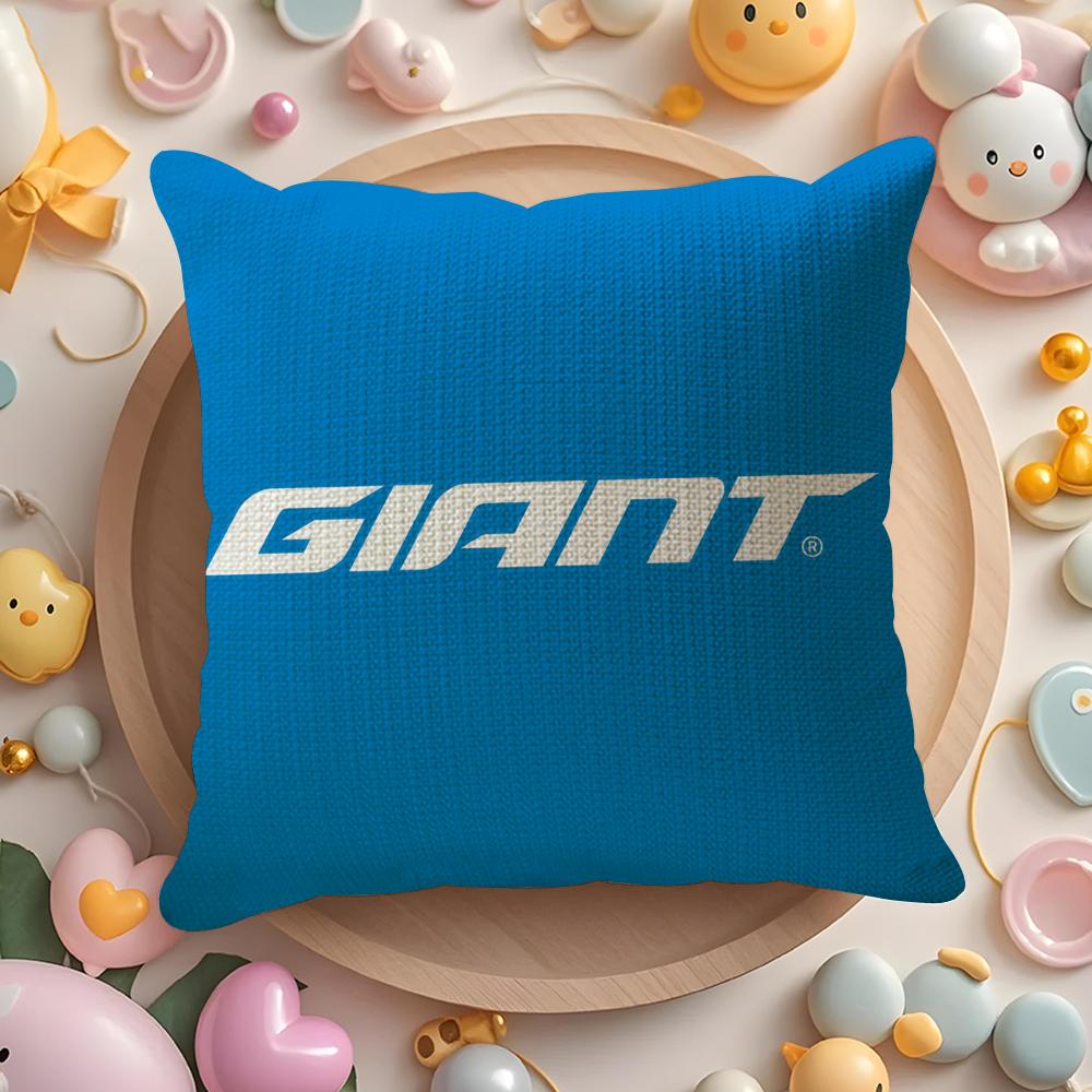 Чехол на подушку для велосипеда G-Giant Натуральный лен Органическая ткань Двусторонний принт Диван Домашний декор Подарок Чехол на подушку