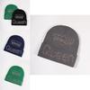 Unisex Acrylic Beanie With Queen Crown Pattern For Casual Winter Outfits