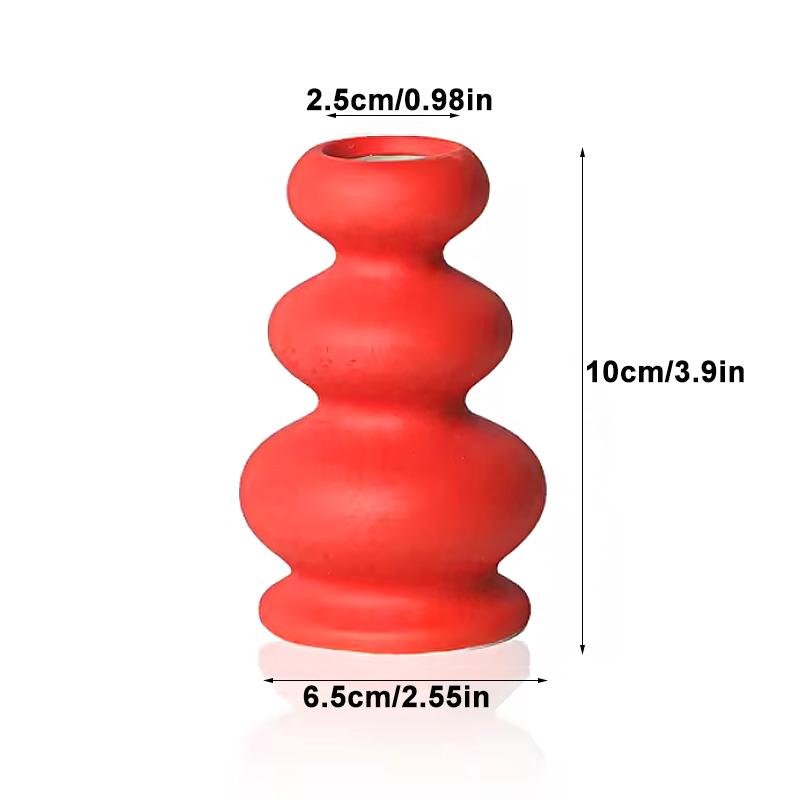 1Pc Candle Holder Nordic Style Multifunctional Table Decoration Romantic Ceramic