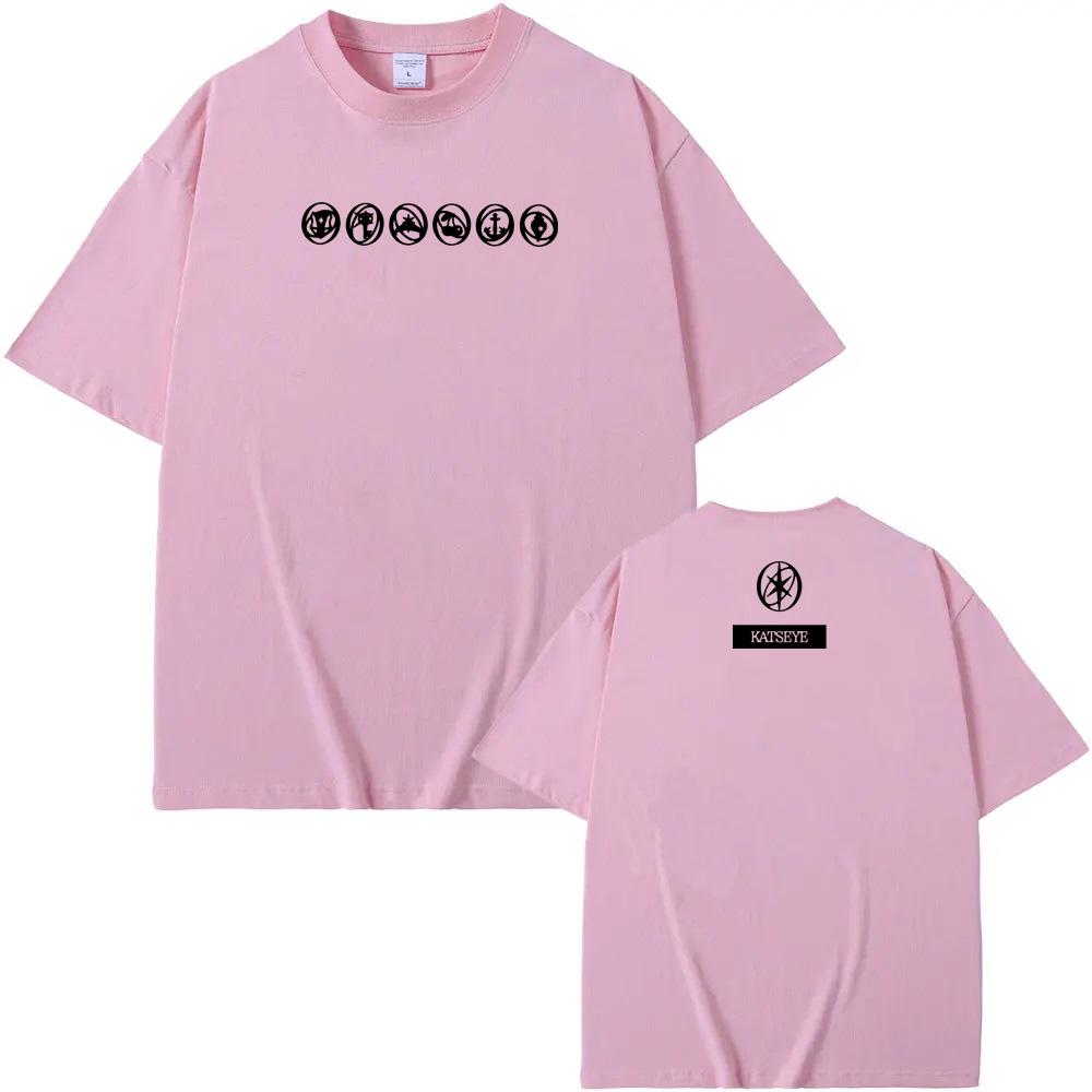 Женская футболка KATSEYE, корейская женская группа, Ropa Mujer, модная футболка с круглым вырезом, высокое качество, ropa mujer, футболки, стиль как у певицы, ретро-топы