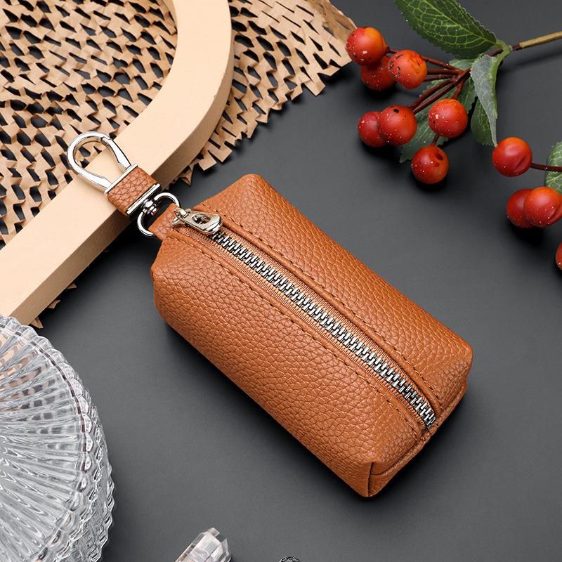 Vintage Large Capacity Pu Men Women Key Bag Cute Car Keys Bag Quality Coin Purse Small Things Organizer Mini Wallet Gifts