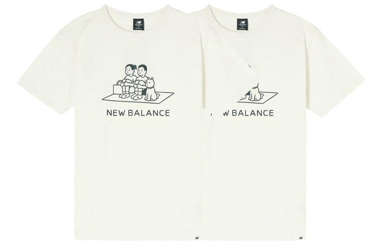 New Balance X Noritake Футболка Унисекс Белая AMT12349-RSI
