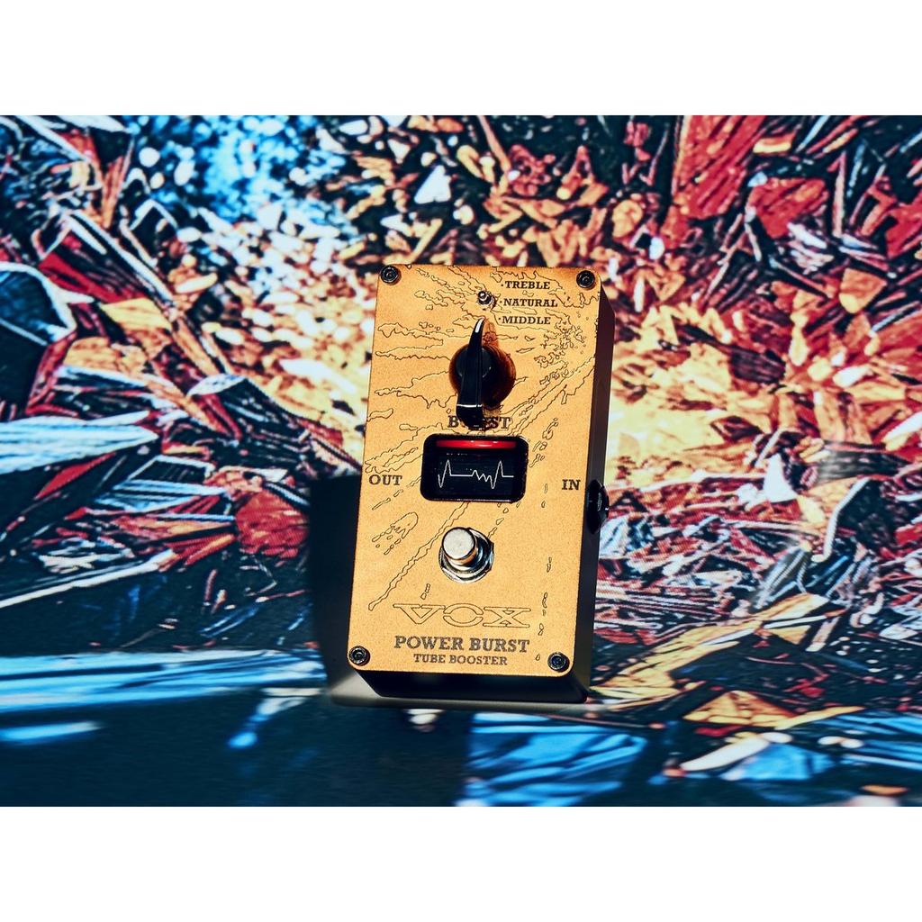 VOX POWER BURST VE-PB Nutube Vacuum Tube Booster Guitar Effects Pedal Valvenergy 2nd Series