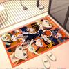 Haikyu Print Rug, Washable Floor Carpet, For Entryway Dorm Laundry Room Office Study, Home Decor Birthday Christmas Gift