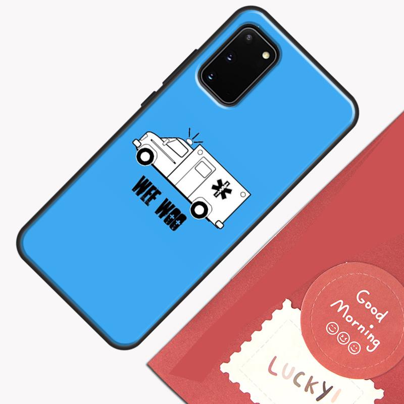 Wee Woo Ambulance Phone Case For Samsung Galaxy S25 S26 Ultra S20 S21 S22 S23 S24 Plus S9 S10 S25 FE Cover Shell