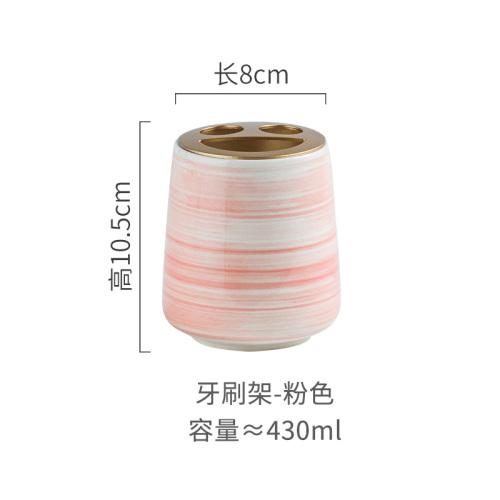 Керамика для домашнего использования, принадлежности для ванной комнаты, стакан для ополаскивателя полости рта, стакан для зубной щетки, ручная роспись, аксессуары для ванной комнаты, держатель для зубной щетки и зубной пасты