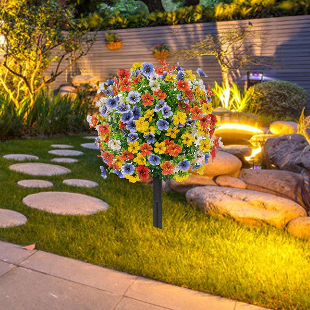 Artificial Flower Garden Stake Decoration Versatile 24" Romantic Gift Fairy