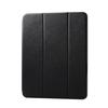 Elecom IPad Air 13 Inch (M2) 2024 Model Case, Apple Pencil Storage, Sleep Mode Compatible, Scratch and Dirt Resistant Soft Leather, Black TB-A24XSABK