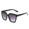 Trendy Square Sunglasses Women'S Retro Bright Black Simple Sunglasses Men'S Street Shooting Glasses
