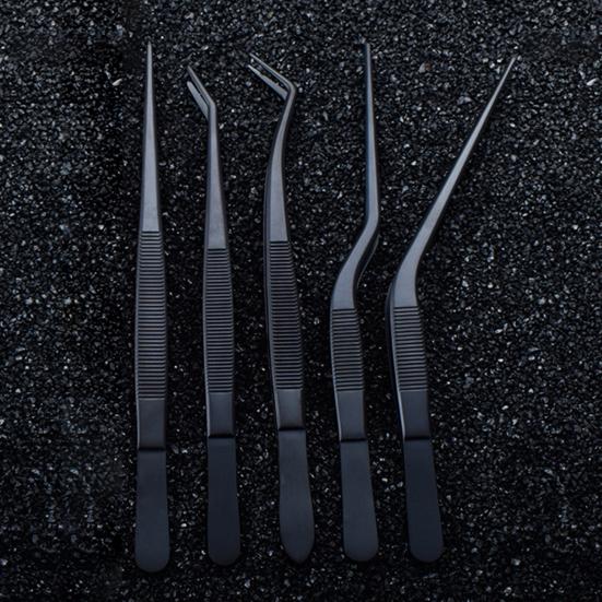 Kitchen Tweezer Tong Stainless Steel Cooking Tweezers Professional Chef Food Tongs for Cooking Feeding Baking Decorating