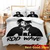 Популярный постельный комплект Rod Wave Пододеяльник Полный Queen King Размер Наволочка Постельное Белье с Принтом Постельный Комплект Взрослый Детская Спальня Односпальный Twin