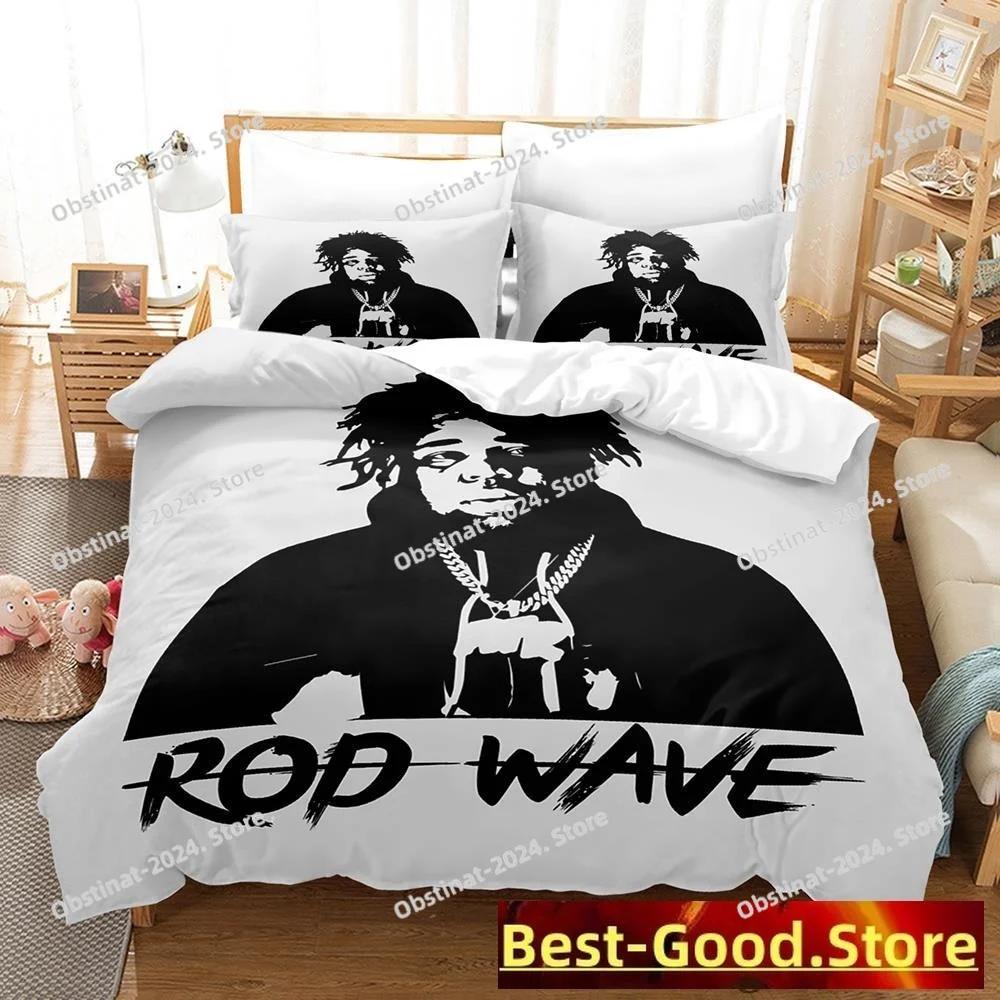 Популярный постельный комплект Rod Wave Пододеяльник Полный Queen King Размер Наволочка Постельное Белье с Принтом Постельный Комплект Взрослый Детская Спальня Односпальный Twin