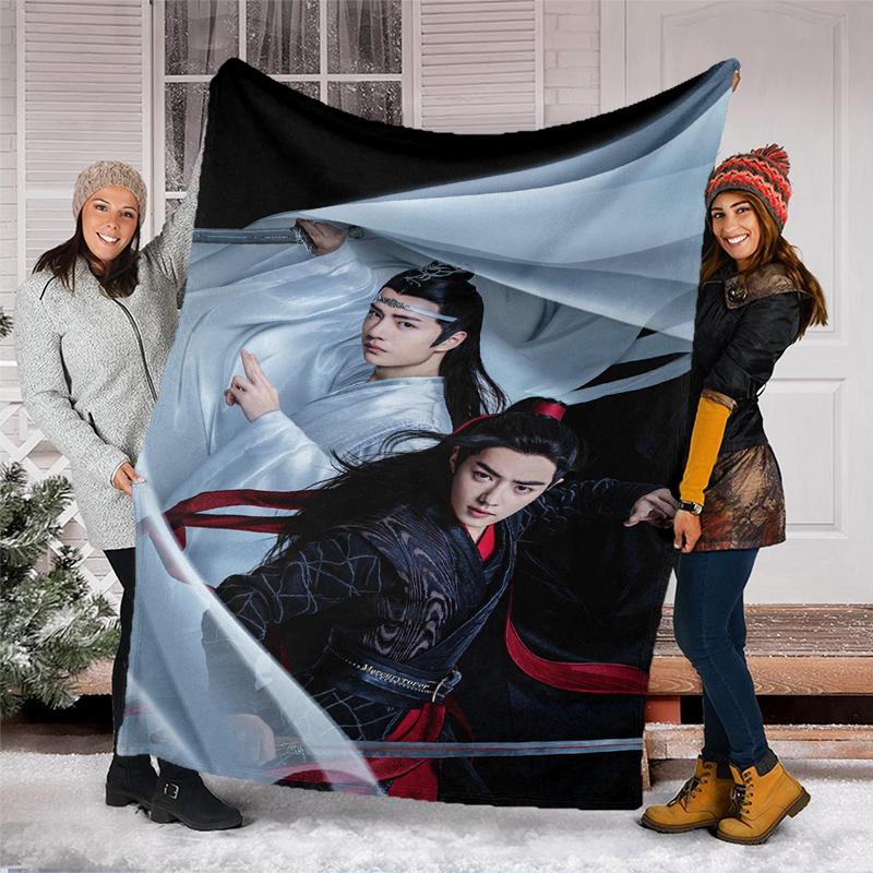 Era Heroes Print Flannel Blanket, Soft Warm Lightweight Throw Blanket for living Room,Sofa Bed Camping office