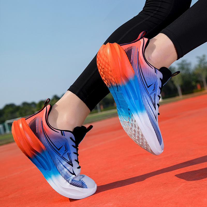 Мужские контрастные цветные спортивные баскетбольные кроссовки для бега в уличном стиле, кроссовки для студентов, большие размеры для бега