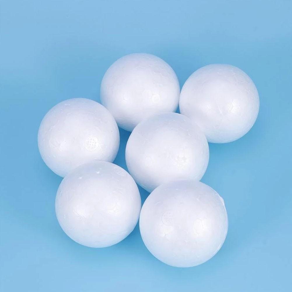 Твердые шарики из полистирола для рукоделия, цветочные украшения для торта, сладкое дерево, 20–30 мм, огромный пенопластовый шар, украшения для рождественской вечеринки, сделай сам