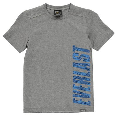 Everlast Boys' T-Shirt, Gray, Size 7-8 Years