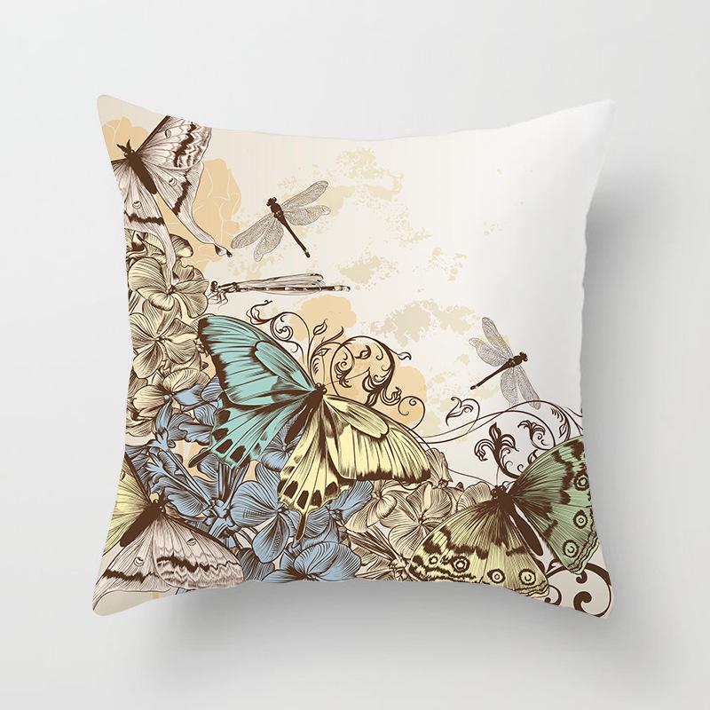 Ins Товары для дома Расписанная вручную Подушка-машина Океан Чехол для офисной подушки