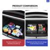 AAVM1 Car Trunk Organizer Box Large Capacity Multiuse Emergency Tool For Mercedes Benz W211 W124 W176 W177 C180 C200 C260 C300 GLC CLE