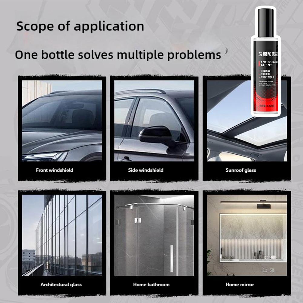120 мл зимнее средство для предотвращения запотевания лобового стекла автомобиля, покрытие окон автомобиля, водонепроницаемое, видение, снежная погода, прозрачное, против запотевания Ra T0E7