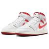 Air Jordan 1 Mid SE GS White Dune Red Детские кроссовки Lobster Sail Vachetta-Tan FJ3464-160