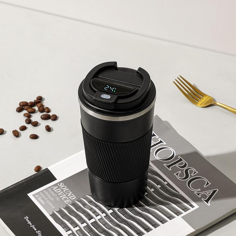 510ml Stainless Steel Coffee Cup 304 Coffee Thermos Mug Leak-Proof Non-Slip Car Vacuum Flask Travel Thermal Cafe Copo Cup Water Bottle