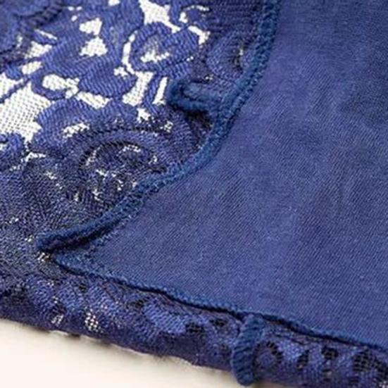 Nice-looking Panty Non-slip Flower Texture Soft