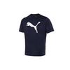 Reflective Casual Sports Round Neck Short Sleeve T-Shirt Men Tops Blue 520139-06