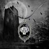 Хэллоуин Ожерелье с подвеской в виде черепа Готическая бижутерия Сплав цинка Легкий Стильный дизайн Для вечеринок Повседневная носка