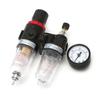 1/4  Pressure Compressor Moisture Trap Oil Separator Tools Air Filter Regulator Lubricator Water