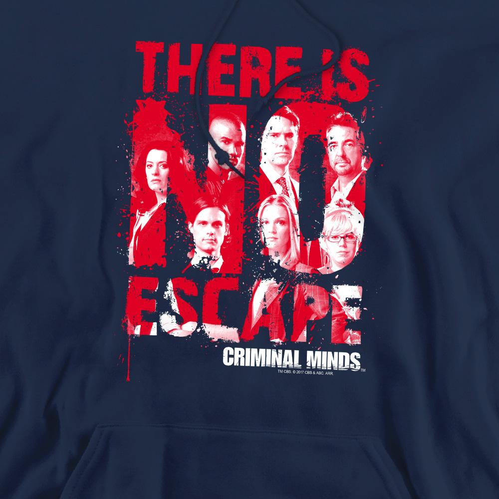 Criminal Minds Mens No Escape Hoodie