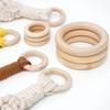 Making Bracelets Natural Wood Ring DIY Project Crafts Circle Ring Wood Crafts Wood Hoops Ornaments