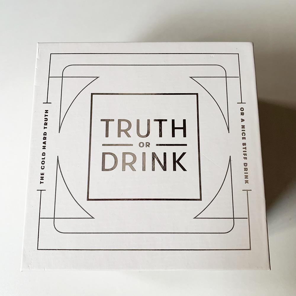 Карточная игра «Правда или напиток» от Cut. Раскройте свой секрет с веселыми и личными вопросами, знаменитая игра для социальных сетей для вечеринок и игровых вечеров