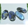 28X47-26X49MM Natural Multi Labradorite Oval Cabochon Loose Gemstone 4PcsLot LL-965