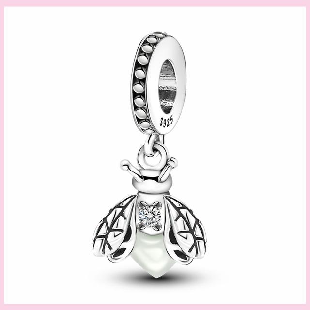 925 Sterling Silver Angel God Of Love Charms Wing Beads Diy For Original Pendant Bracelets Feather Jewelry For Women Gift