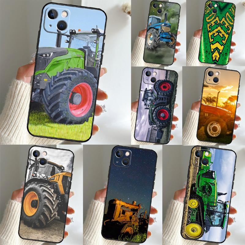Farm Vehicle Tractor For Oppo A94 A74 A54 A15 A18 A38 A58 A78 A98 A40 A60 A80 A16 A76 A96 A57 A17 A77 A5 Pro Case
