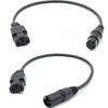 3-контактный XLR Зарядное устройство для электромобиля Литиевая батарея Зарядная станция Адаптер Универсальный зарядный кабель Штекерный разъем Папа Мама