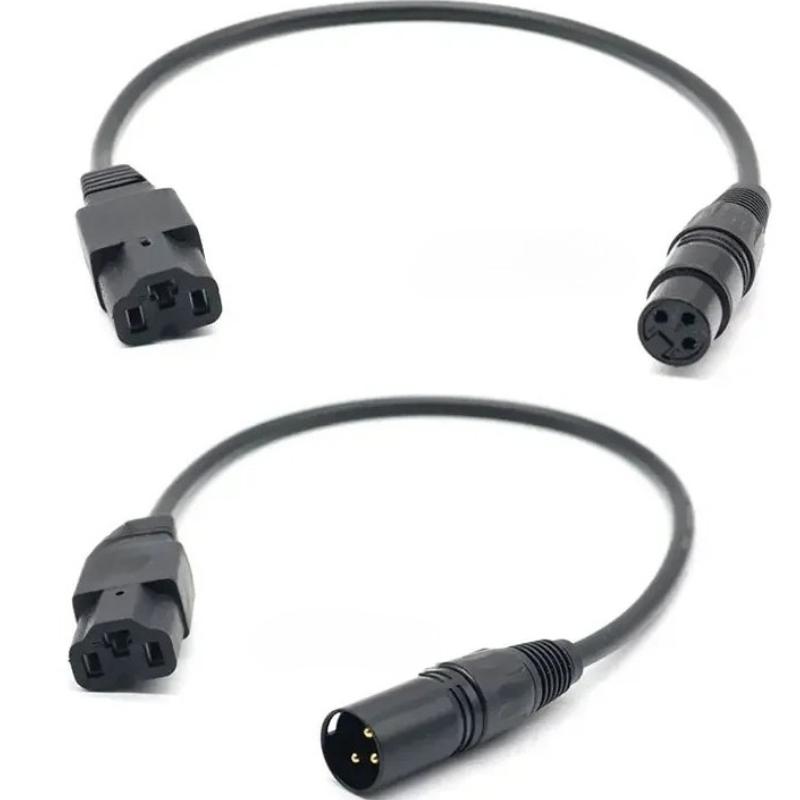 3-контактный XLR Зарядное устройство для электромобиля Литиевая батарея Зарядная станция Адаптер Универсальный зарядный кабель Штекерный разъем Папа Мама