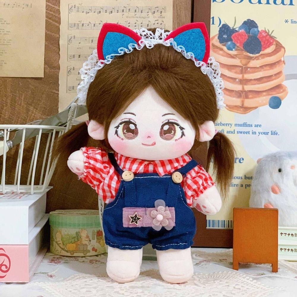With Cartoon Headband Accessories Doll Lovely Clothes For 20cm Cotton Doll/EXO Idol Dolls